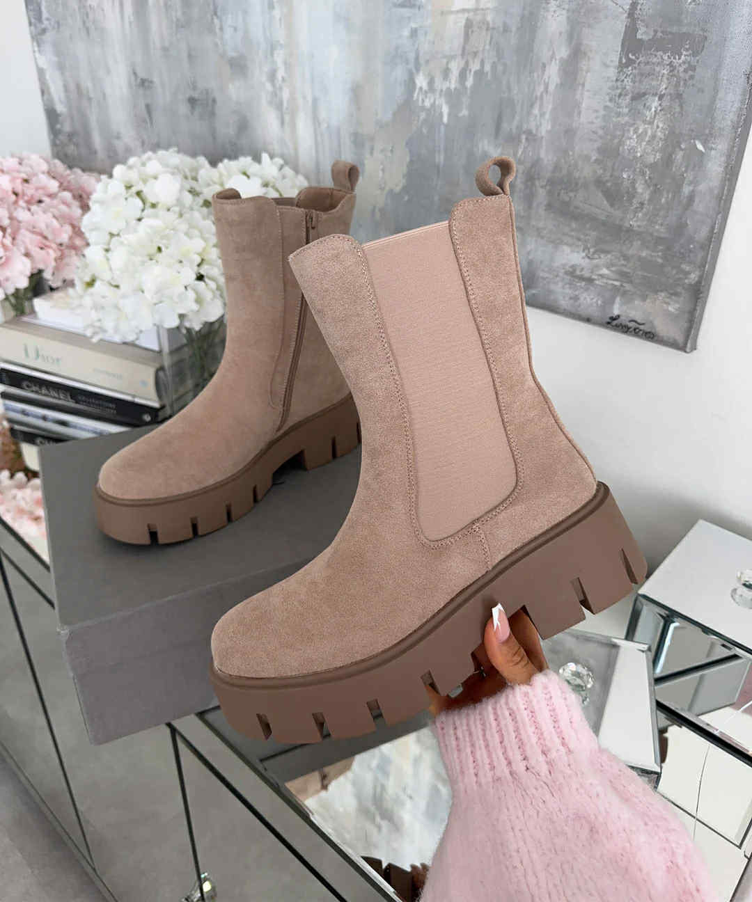 Frieda boots khaki - WZ115