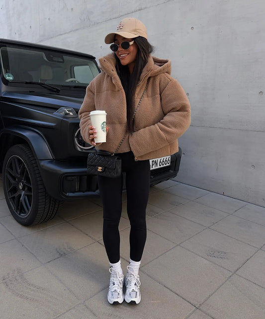 Teddy Lily jacket Camel- FC7610