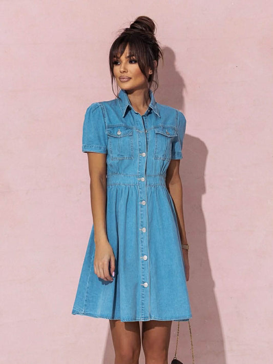 Orlean short denim dress - K3361