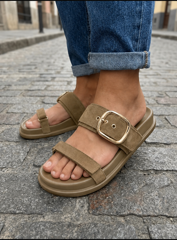 Missco slippers khaki