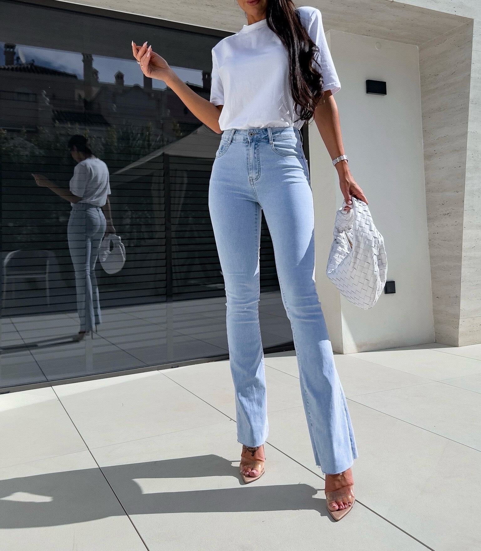 Lovley jeans flare EB067 utq