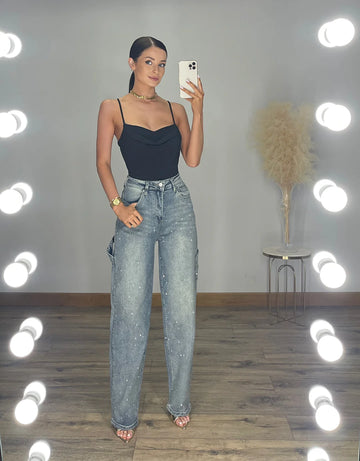Seesee Premium ninjana diamond jeans blue