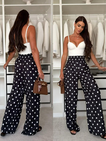 Forsa dot pants black