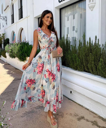Simone dress flower - GD2932-901-921