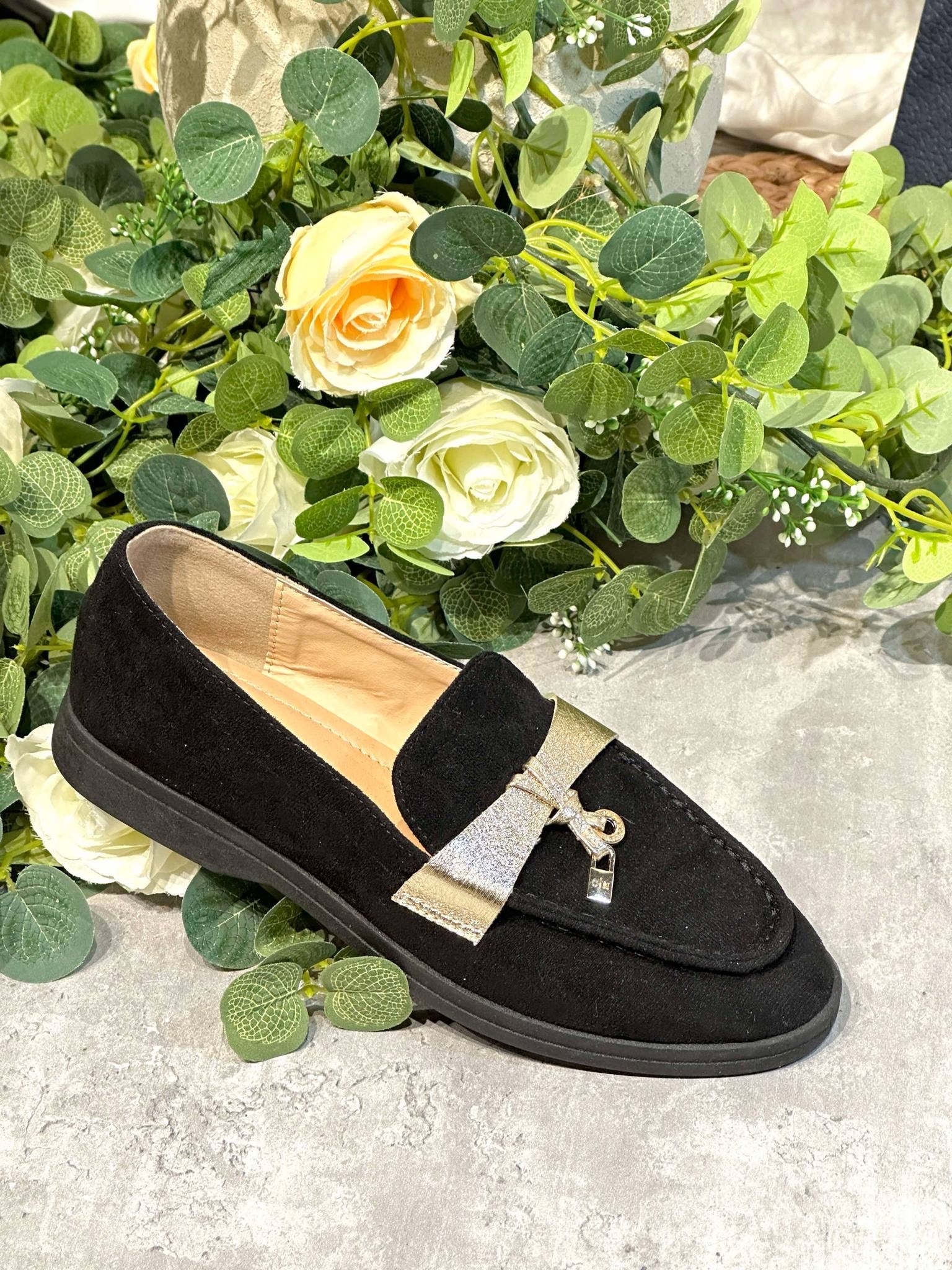 Bekka loafers black - 9831