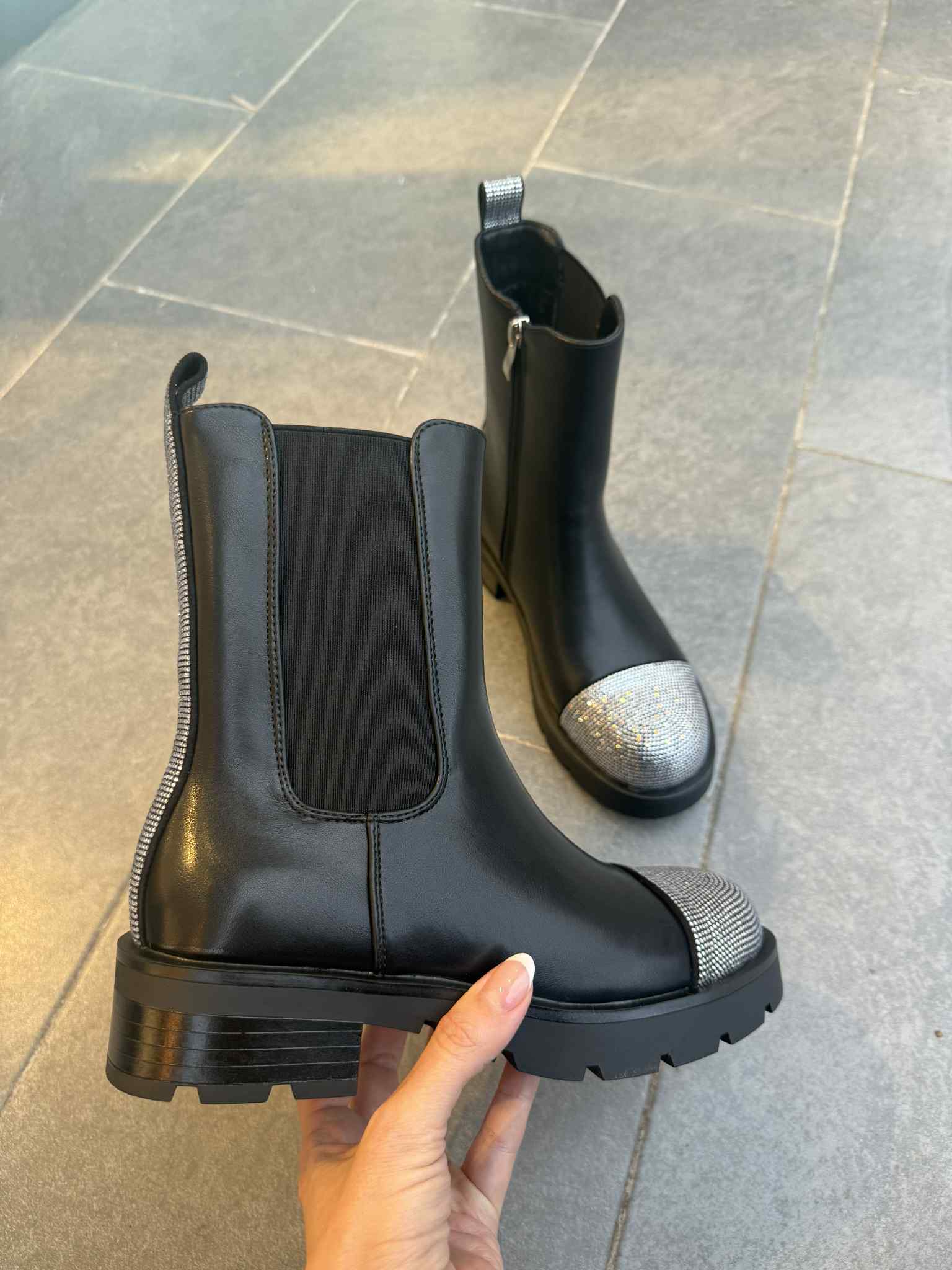Kolia Diamond boots Black