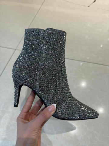 Zerro glitter boots Sil  - 9675A
