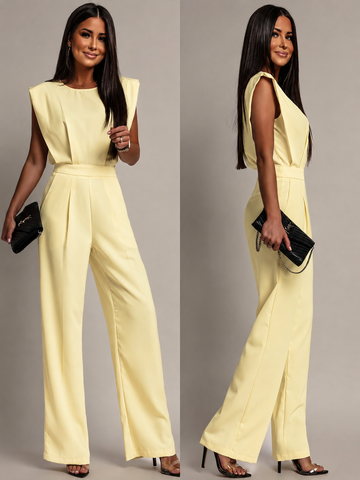 Loowee jumpsuit butter yellow- zp870