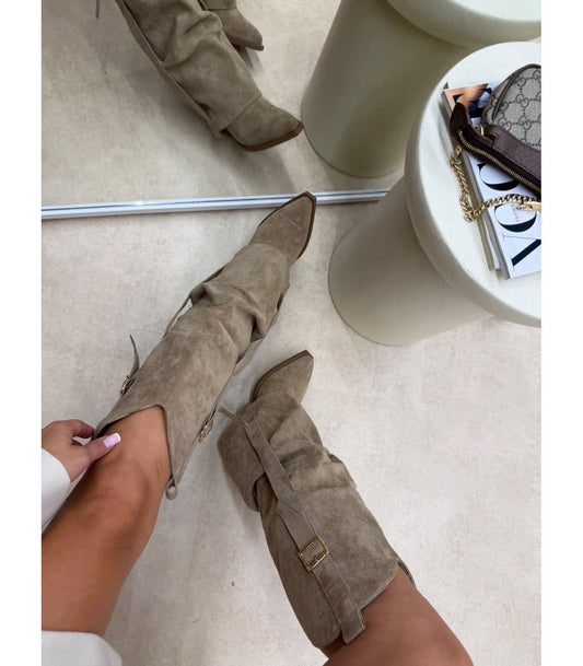 Heaven boots  khaki - 7699A