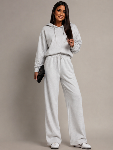 JDYAMALFI LIFE L/S HOOD SWEAT JRS DIA  oatmeal 556