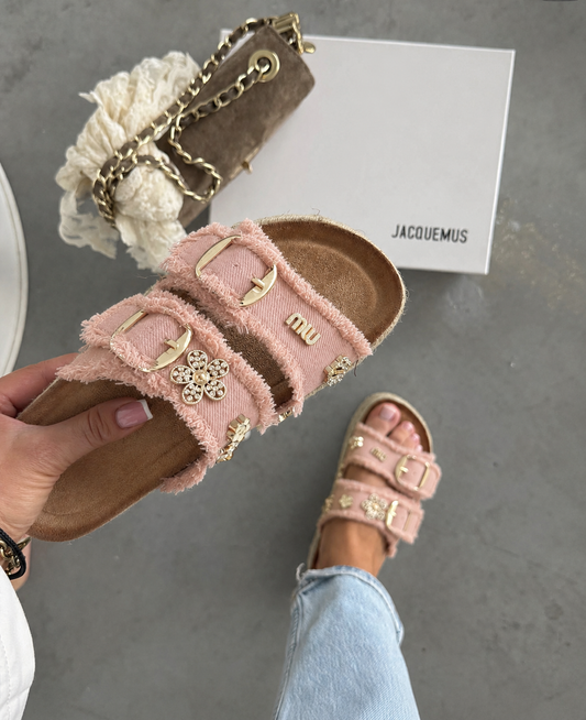 Bestie slippers light rose