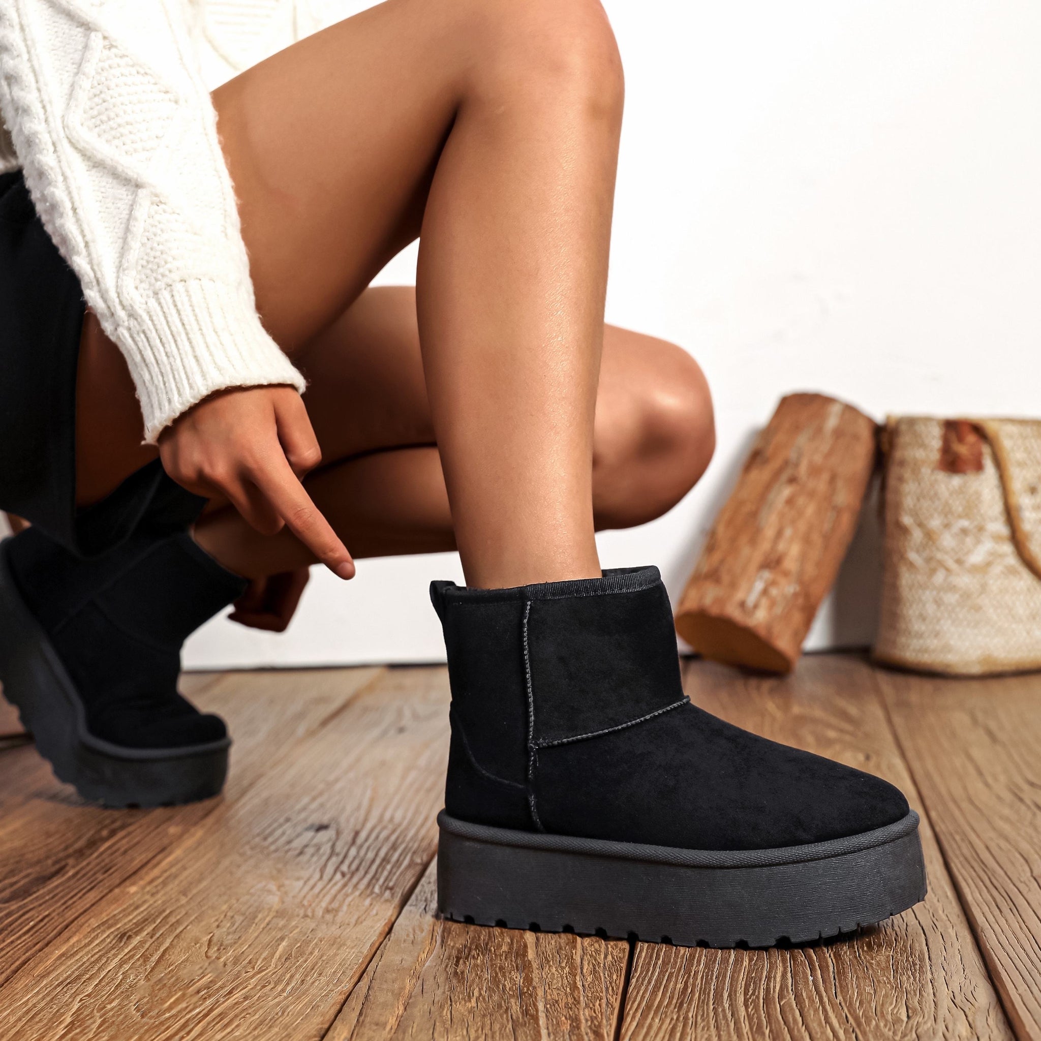 Cova Boots Black  LT33-45