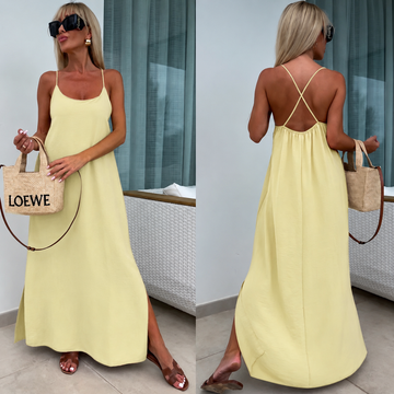 Lunnah dress yellow 556