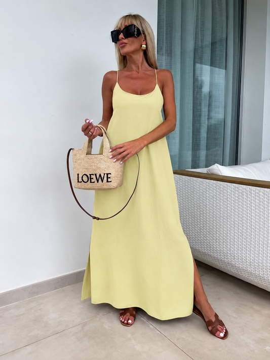 Lunnah dress yellow 556