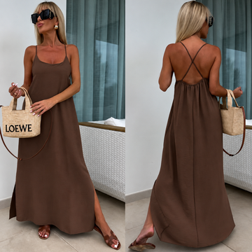 Lunnah dress choko 556