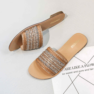 Yvanna slippers Golden 12345