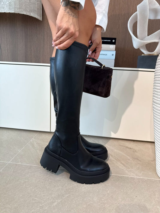 Ulivia boots Black Shine - 9671A