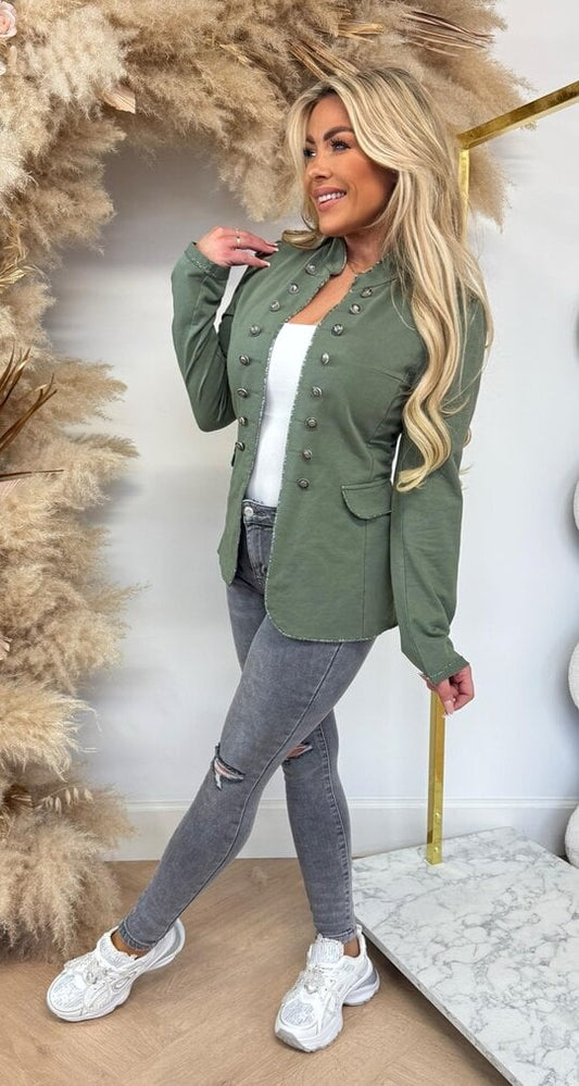 Willamina blazer jacket Army