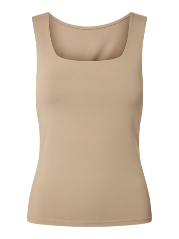 PCLULA SL REVERSIBLE TANKTOP JRS NOOS Greige 556