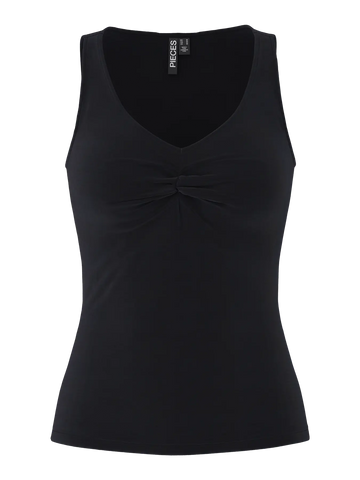 PCMALIVA SL V-NECK TOP JRS NOOS BC black 556