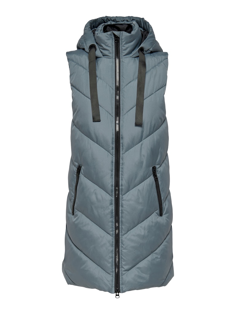 JDYSKYLAR PADDED HOOD WAISTCOAT stormy weather