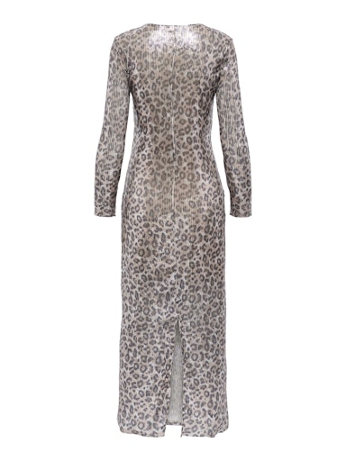 JDYLEONA SEQUIN L/S LONG DRESS JRS Brown Rice