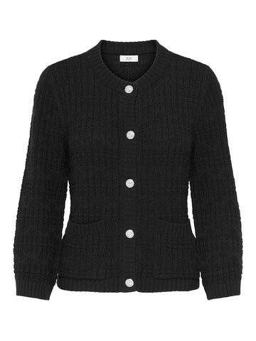 JDYJANNE 3/4 O-NECK CARDIGAN KNT black