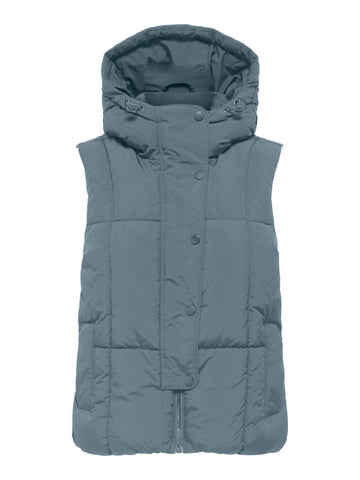JDYWONDER SHORT HOOD WAISTCOAT OTW SIJ stormy weather