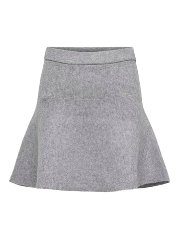 JDYLEA LIFE SHORT SKIRT KNT   Medium Grey Melange