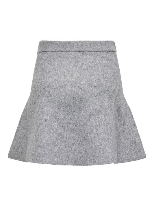 JDYLEA LIFE SHORT SKIRT KNT   Medium Grey Melange