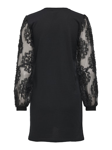 JDYFAIRVIEW LIFE L/S SWEAT DRESS JRS black
