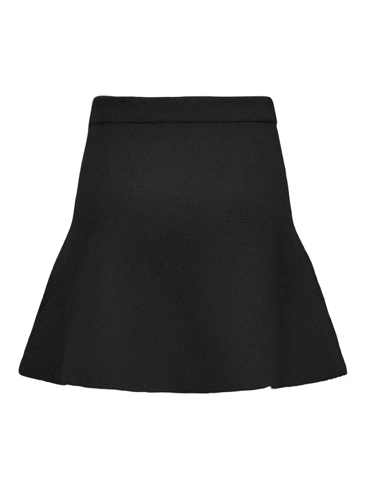 JDYLEA LIFE SHORT SKIRT KNT  BLACK