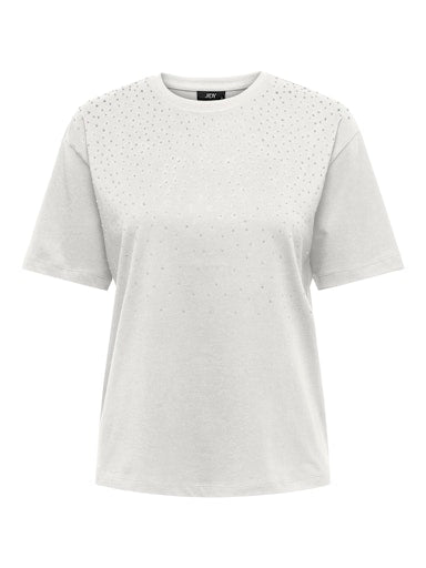 JDYSMILLA S/S STONE TOP JRS Cloud Dancer