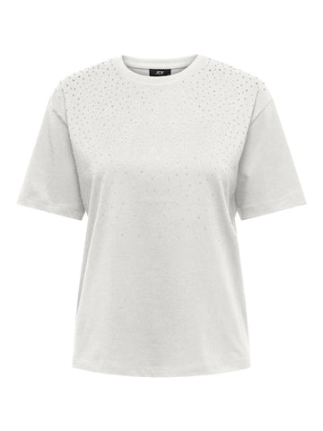 JDYSMILLA S/S STONE TOP JRS Cloud Dancer