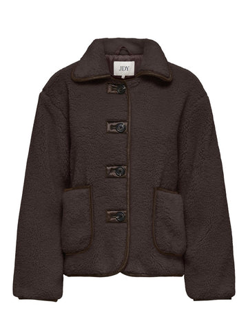 JDYNOELLA TEDDY JACKET OTW NOOS  Chocolate Torte
