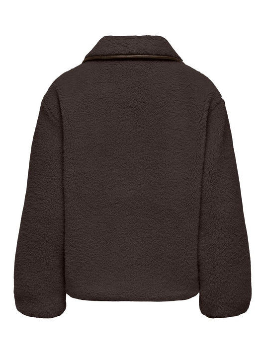 JDYNOELLA TEDDY JACKET OTW NOOS  Chocolate Torte