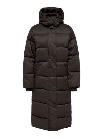JDYMAJA LONG PADDED JACKET OTW YFM NOOS Chocolate Torte