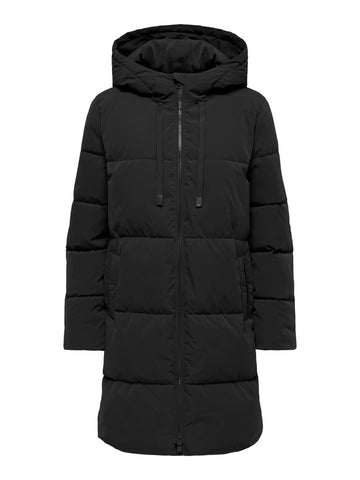 JDYBLAIR LONG HOOD PUFFER OTW SIJ NOOS BLACK