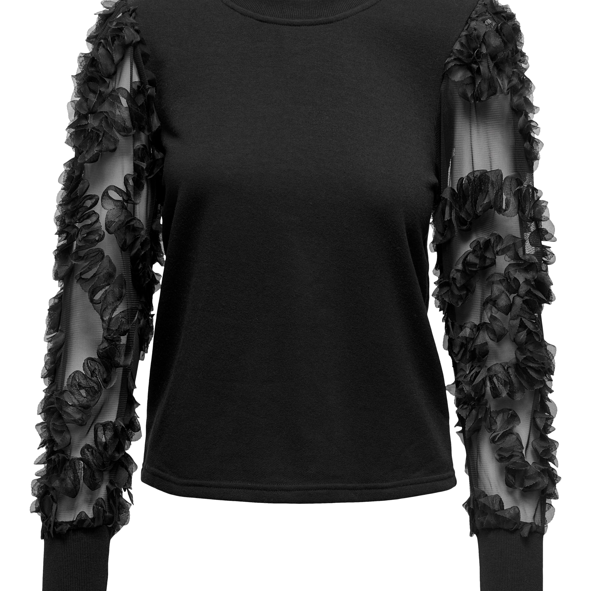 JDYFAIRVIEW L/S SWEAT JRS NOOS black R289