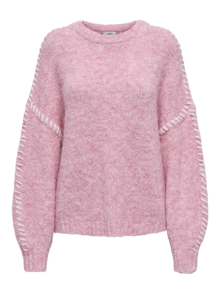 JDYZOEY LIFE L/S ON STITCH PULL KNT NOOS Lilac Sachet W. BIRCH STITCH
