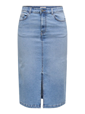 JDYMOON HW MIDI SLIT SKIRT MIX DNM  Medium Blue Denim