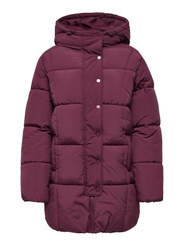 JDYWONDER LONG HOOD PUFFER OTW SIJ FIG