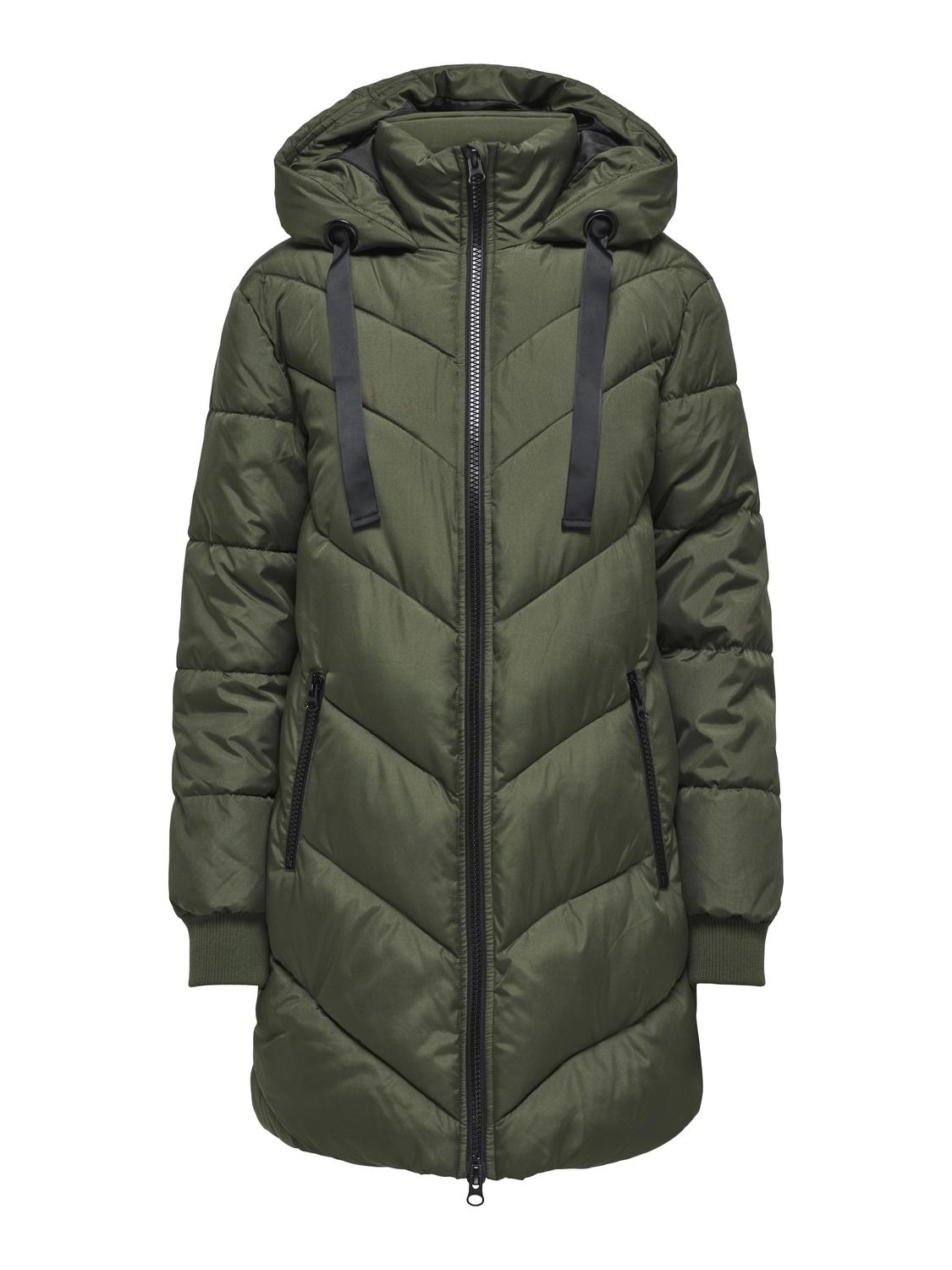 JDYSKYLAR PADDED hood jacket forest night 1314