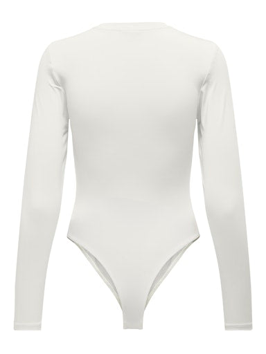 JDYJAMIE L/S O-NECK BODY JRS EXP CLOUD DANCER