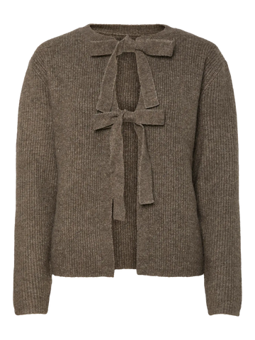 PCSILLY LS REV TIE KNIT NOOS BC  morel 556