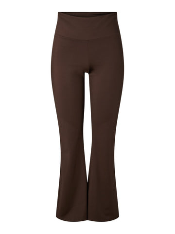 PCSOFIA MW FLARED LEGGINS JRS hot fudge