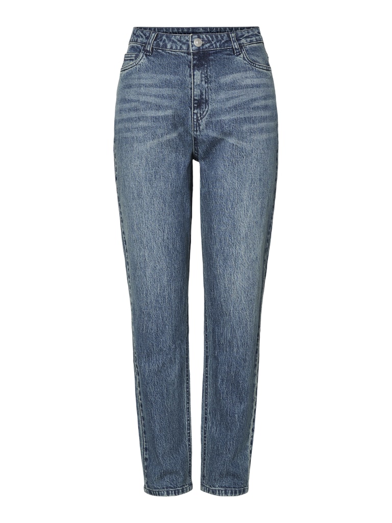 PCKESIA SALLY MOM HW ANK DENIM JEANS BLUE D2D