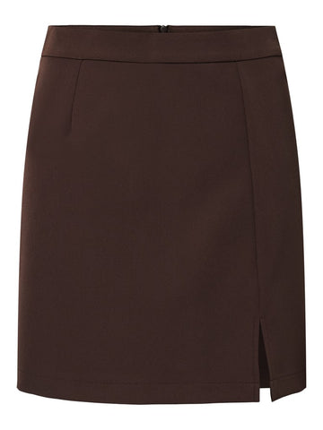 PCBOZZY HW SLIT SKIRT NOOS BC HOT FUDGE