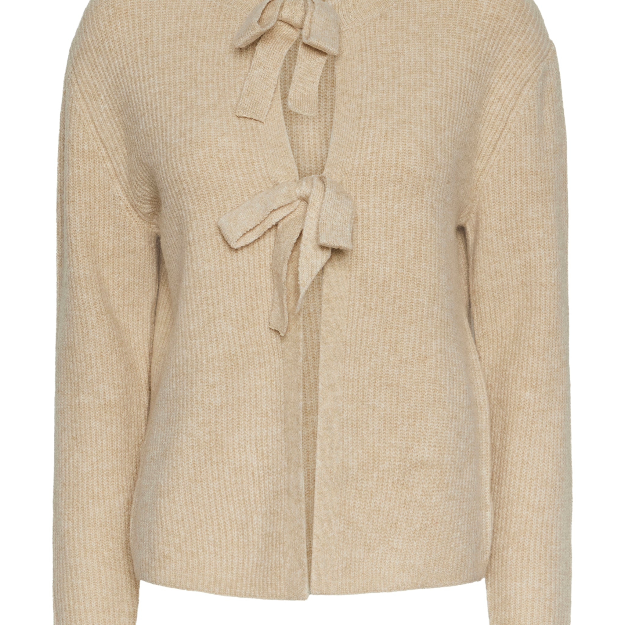 PCSILLY LS REV TIE KNIT NOOS BC WHITE PEPPER R289