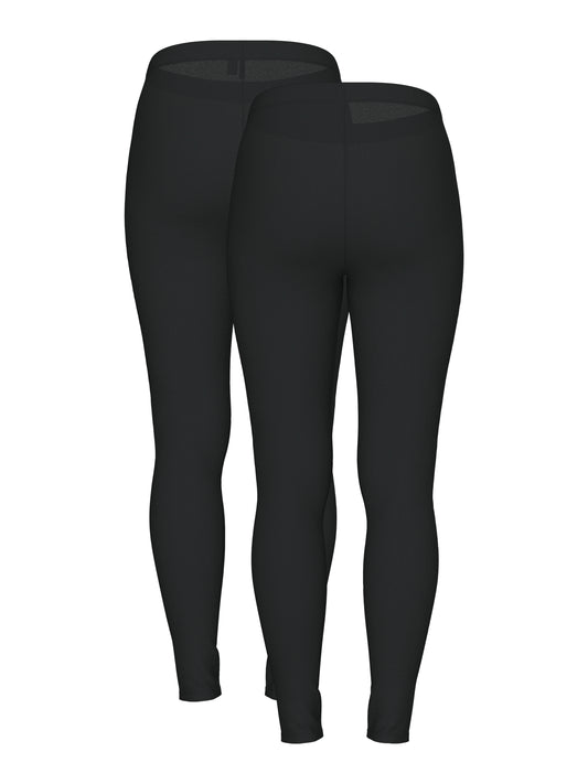 PCAMELIA LEGGINGS 2-PACK JRS NOOS BC black